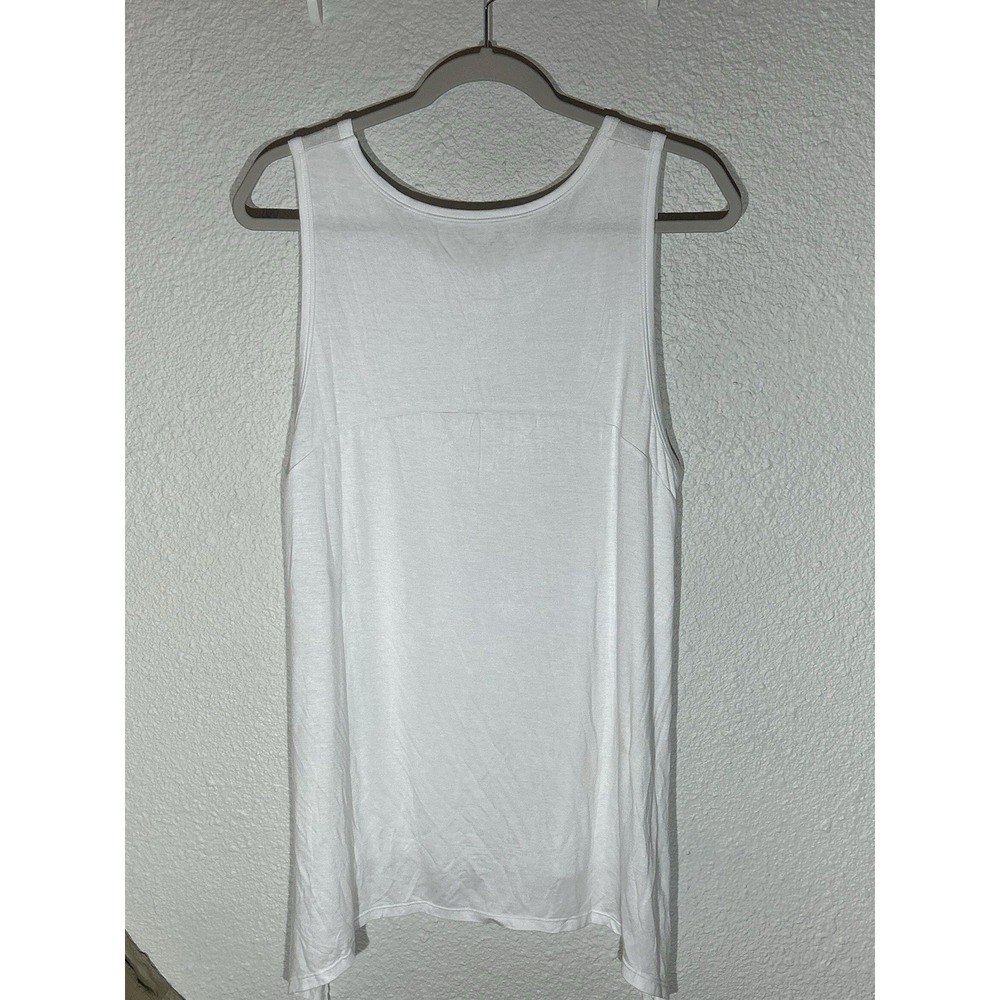 Zyia Women's White Long Fitness Tank Xl NWOT - Picture 5 of 5